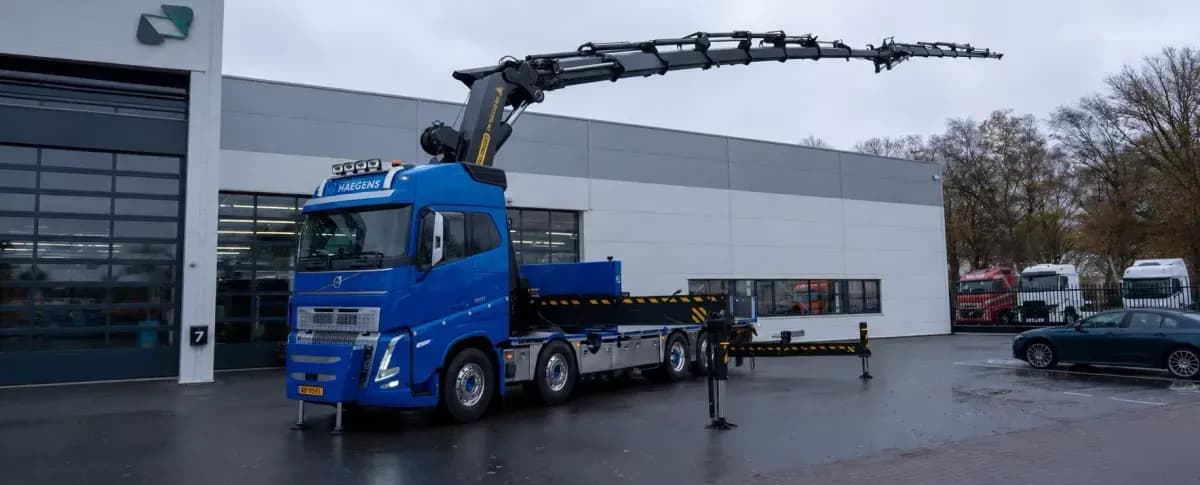 Customer case: high-quality custom crane trucks for Haegens